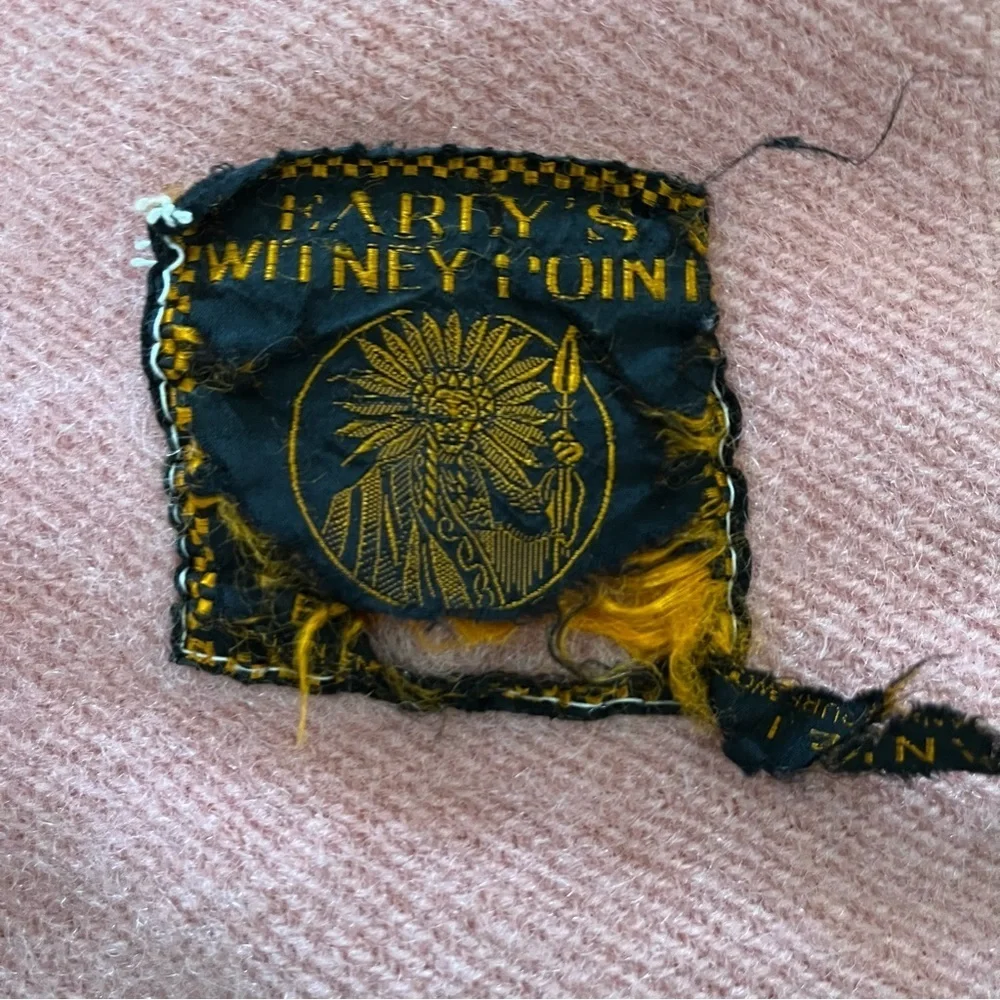 Early’s Witney 4 Point Vintage 50’s Rose Wool Blanket Made in England